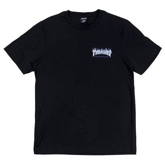 camisa trasher collab santa cruz