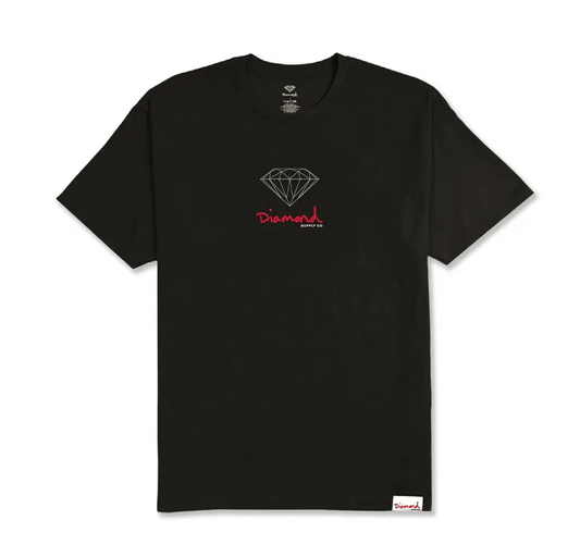 Camiseta diamond small brilliant logo